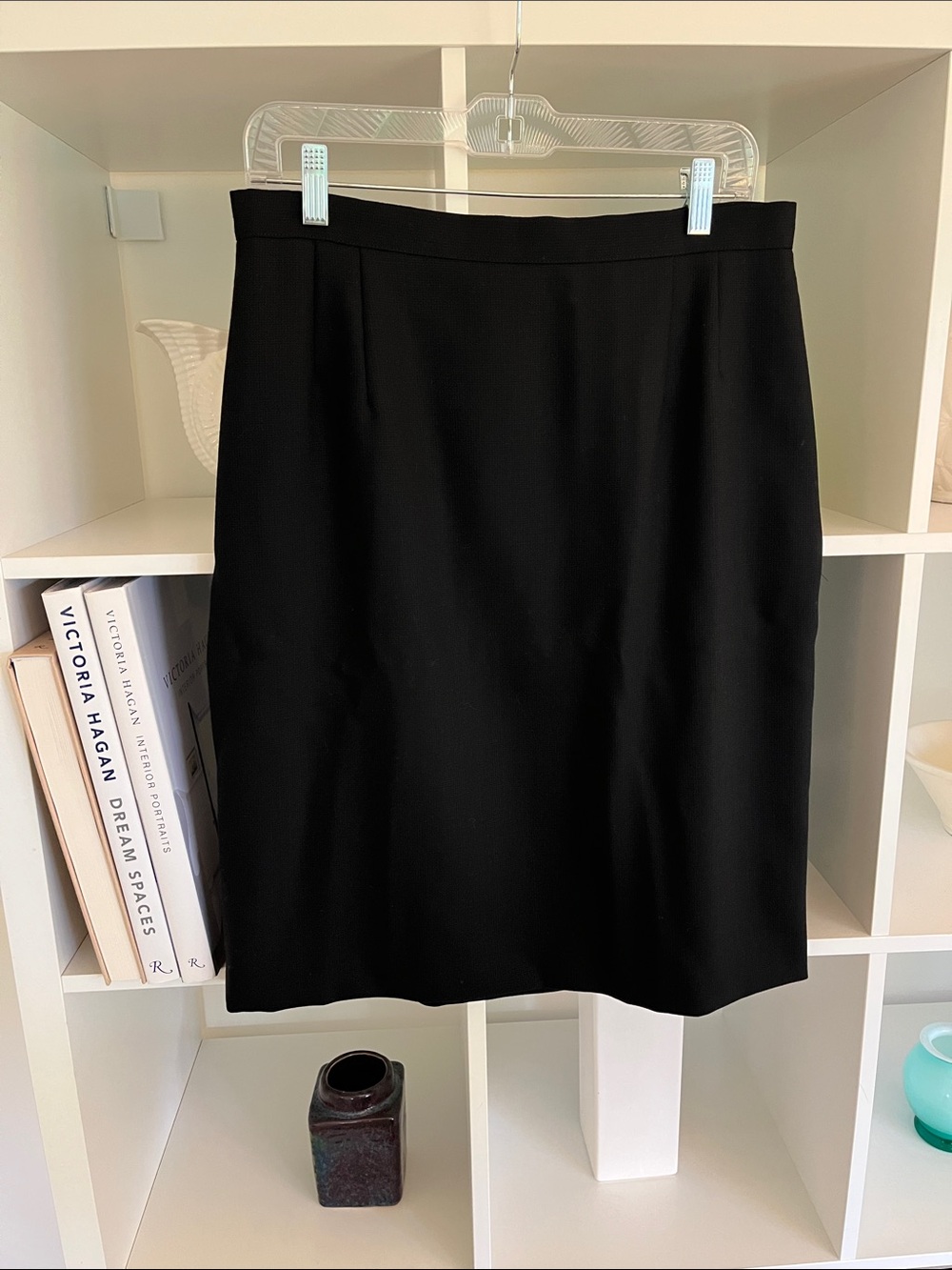 Giorgio Armani Black Tailored Pencil Skirt